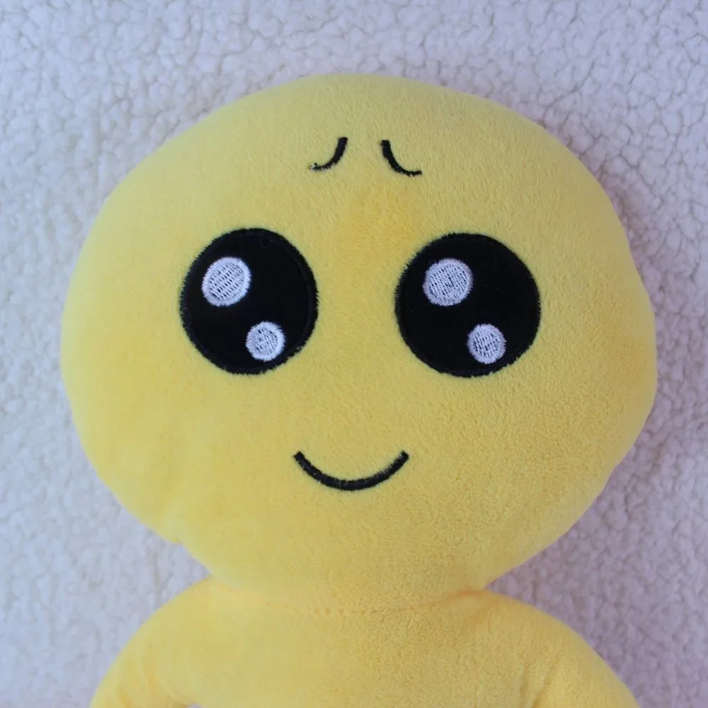 EMOJI YELLOW SMILING DOLL PLUSH‎ STUFFED 12